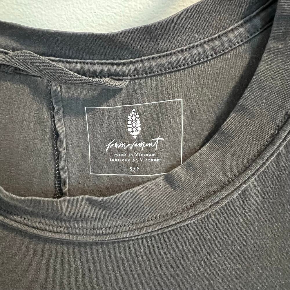 FP Movement Free People Washed Black Inspire Tank Size S - Picture 3 of 7